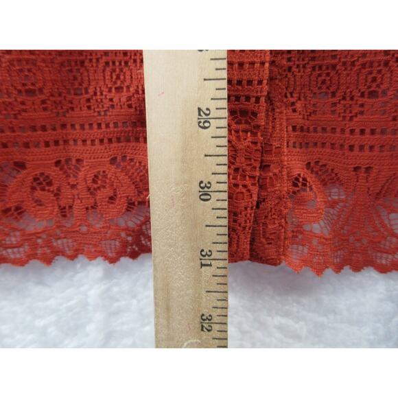 ANTHROPOLOGIE Lace Sheer Women's Small Long Sleeve Button-Up Shirt Blouse - Picture 10 of 11